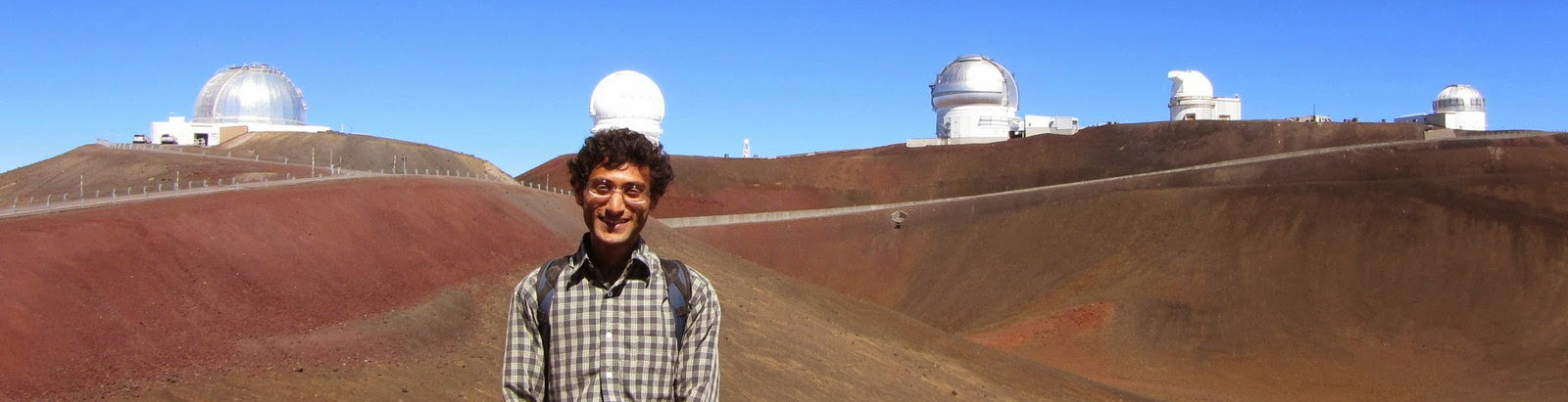 Kunal at the Mauna Kea summit